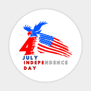 4 july independence day Magnet